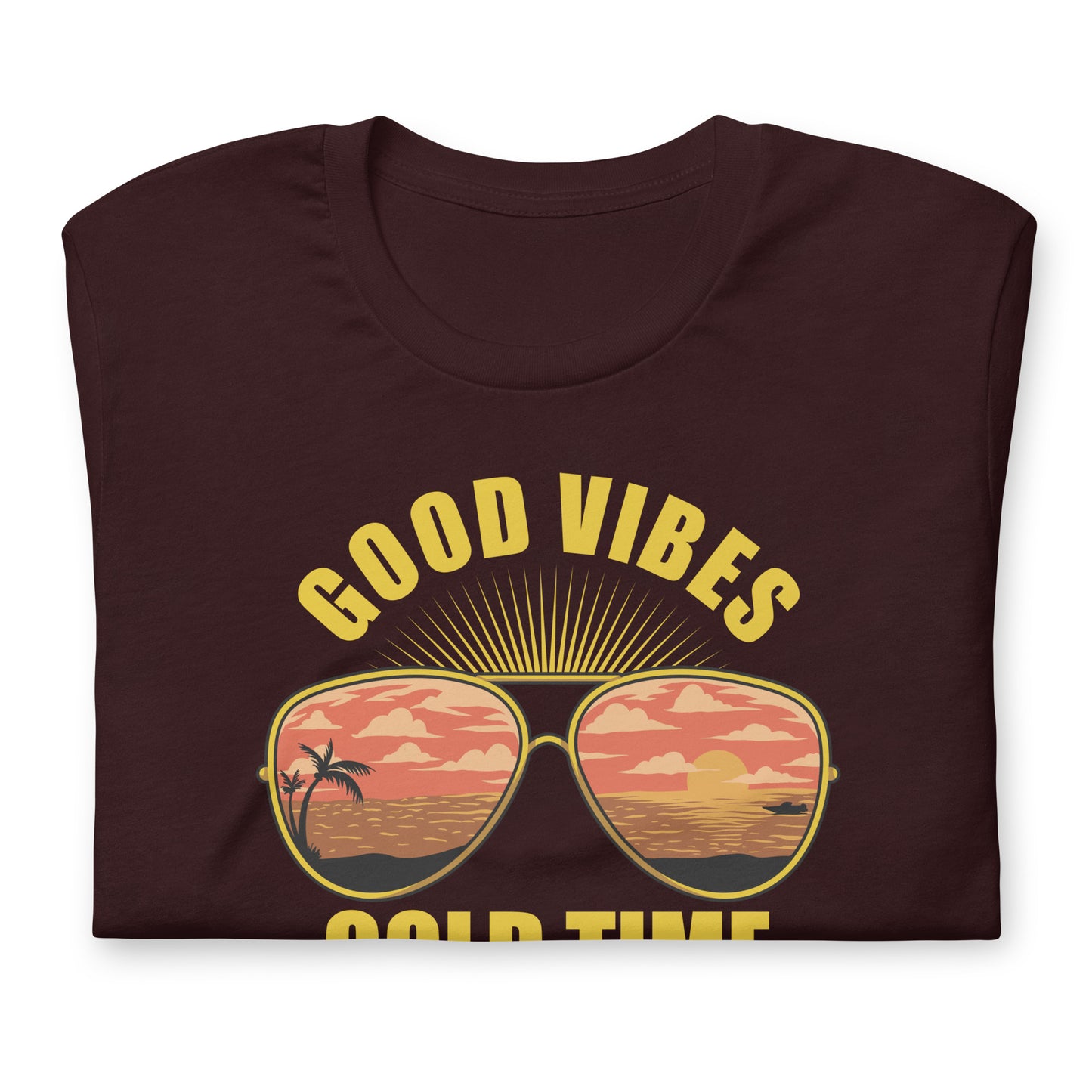 GOOD VIBES GOLD TIME / Unisex t-shirt