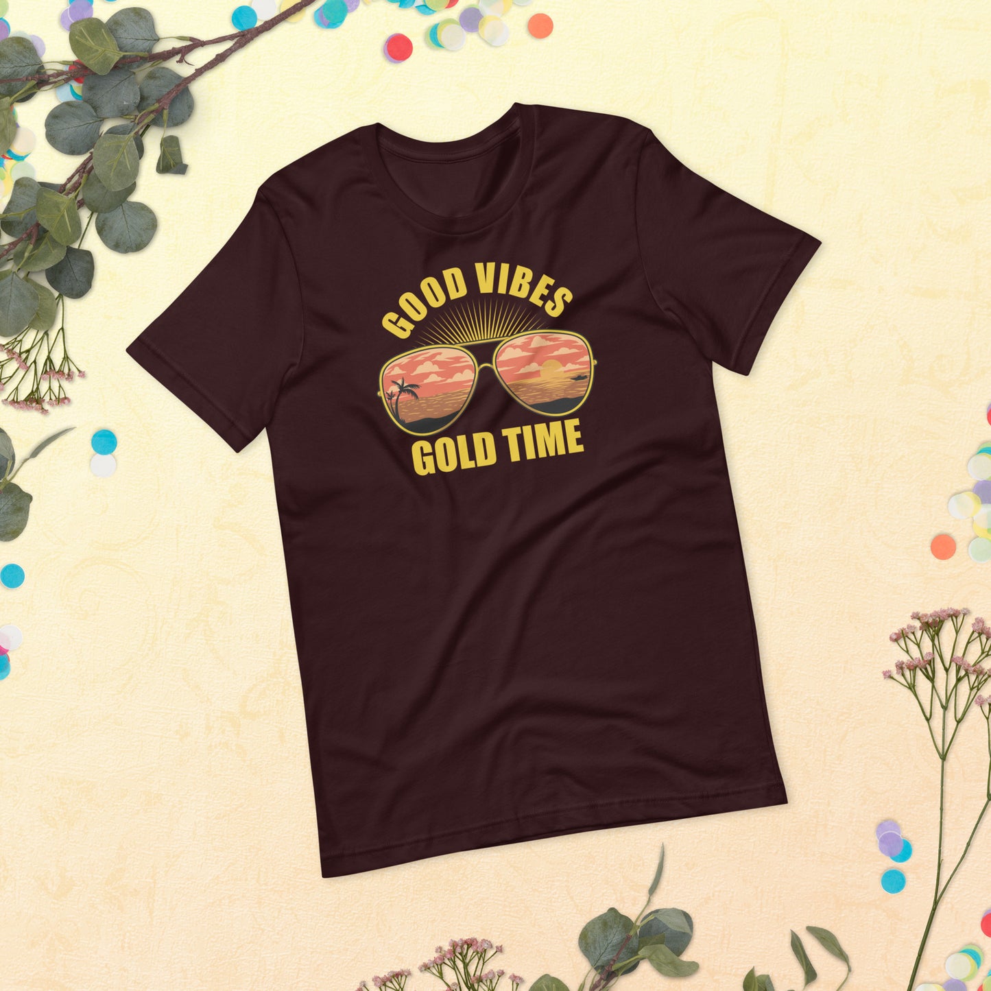 GOOD VIBES GOLD TIME / Unisex t-shirt