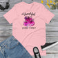 Thankful Grateful & Blessed Pumpkins Pink, Happy Fall Shirt, Flowers Pumpkin Pink Shirt, Fall Shirt, Family Thanksgiving Unisex t-shirt