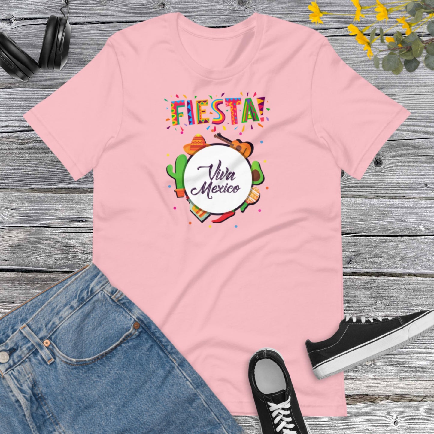 Fiesta ! Viva Mexico , Independencia de Mexico, Viva Mexico, Cinco De Mayo Latin, Gift For Mexican, Country Heritage, Unisex t-shirt