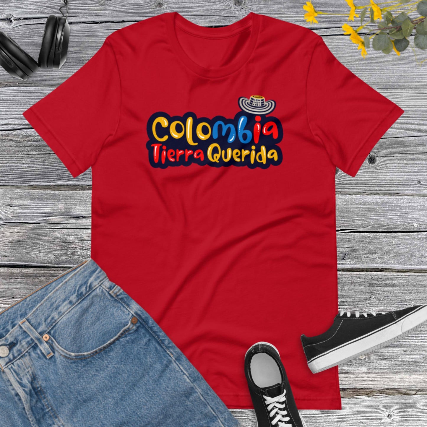 Colombia Tierra Querida shirt, I Love Colombia, Colombian, Latina Tee, Latino Tshirt, Colombia Gift, Colombia Traveler Top Unisex t-shirt