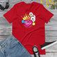 The Queen Good Luck Pop Art Style, Retro Design The Queen t-Shirt, Retro Comic Style, Pop Art Design The Queen Unisex t-shirt