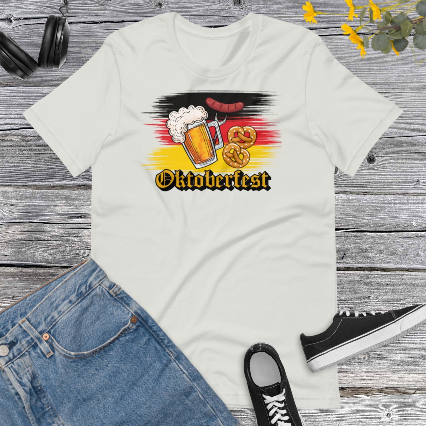 Oktoberfest Shirt, Funny Oktoberfest, Drinking Shirts, Beer Festival, Flag Germany Unisex t-shirtUnisex t-shirt