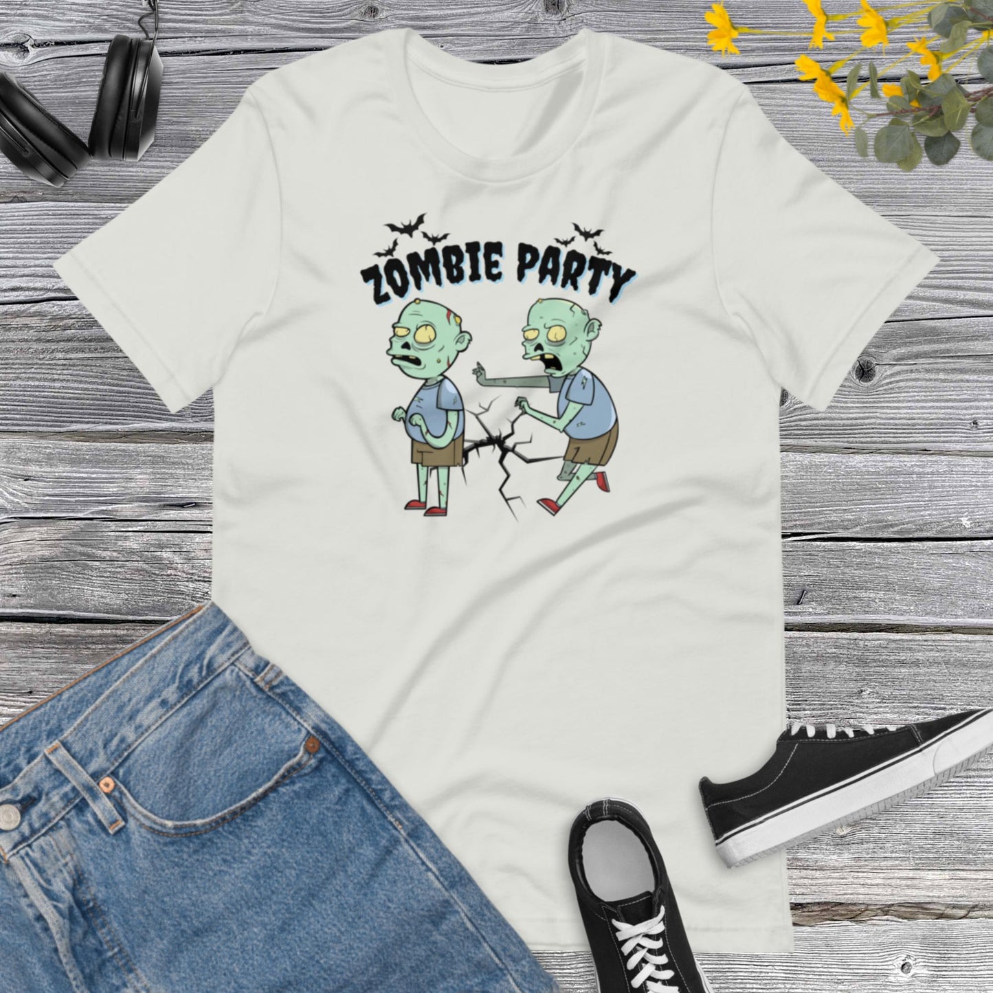 Zombie Party Shirt, Trick or Treat, Spooky Season, Halloween Party, Happy Halloween, Funny Halloween Zombie Unisex t-shirt