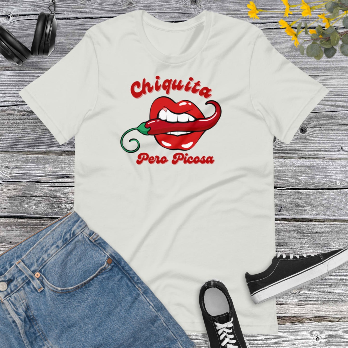 Chiquita Pero Picosa, Retro Chili Pepper, Latina Power, Latina Feminist, Funny shirt, Chiquita Vintage Shirt, Hot Head Unisex t-shirt