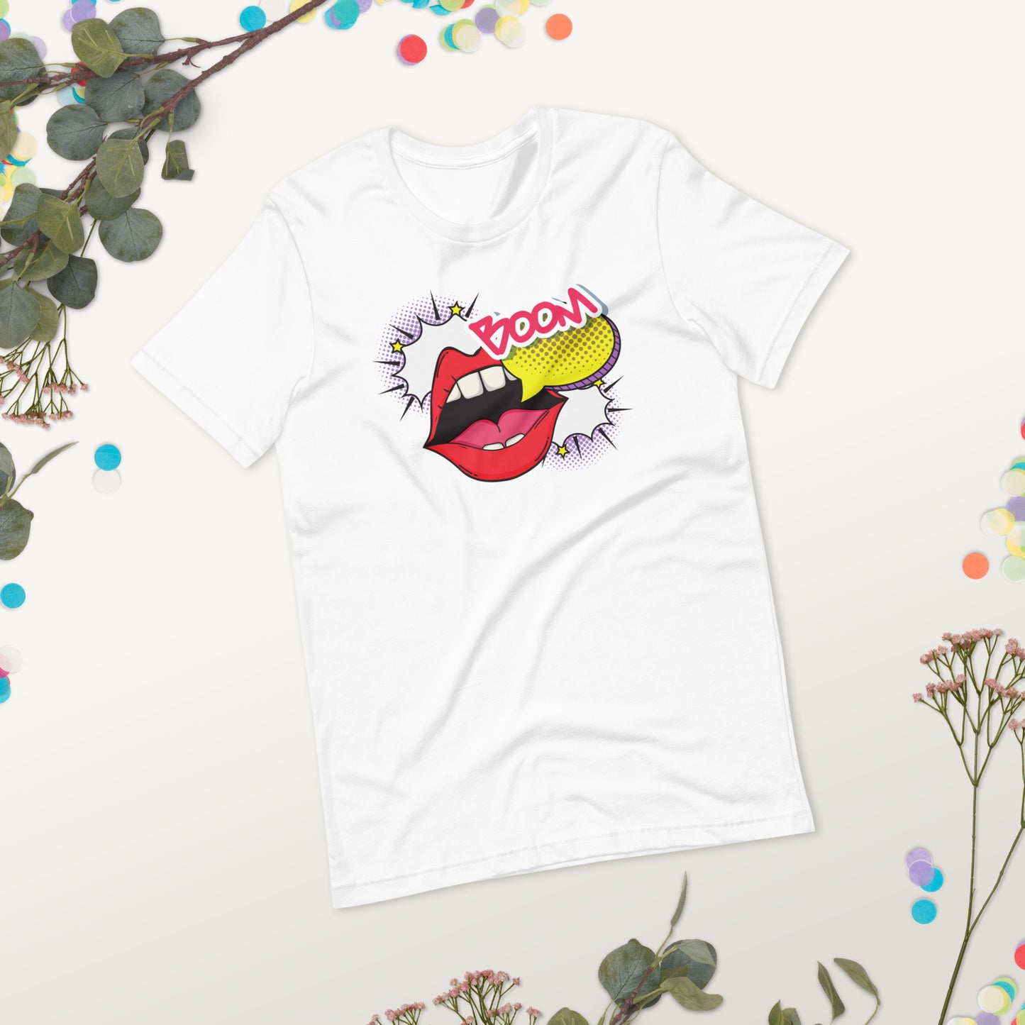 Boom Pop Art, Retro Boom, Unisex t-shirt