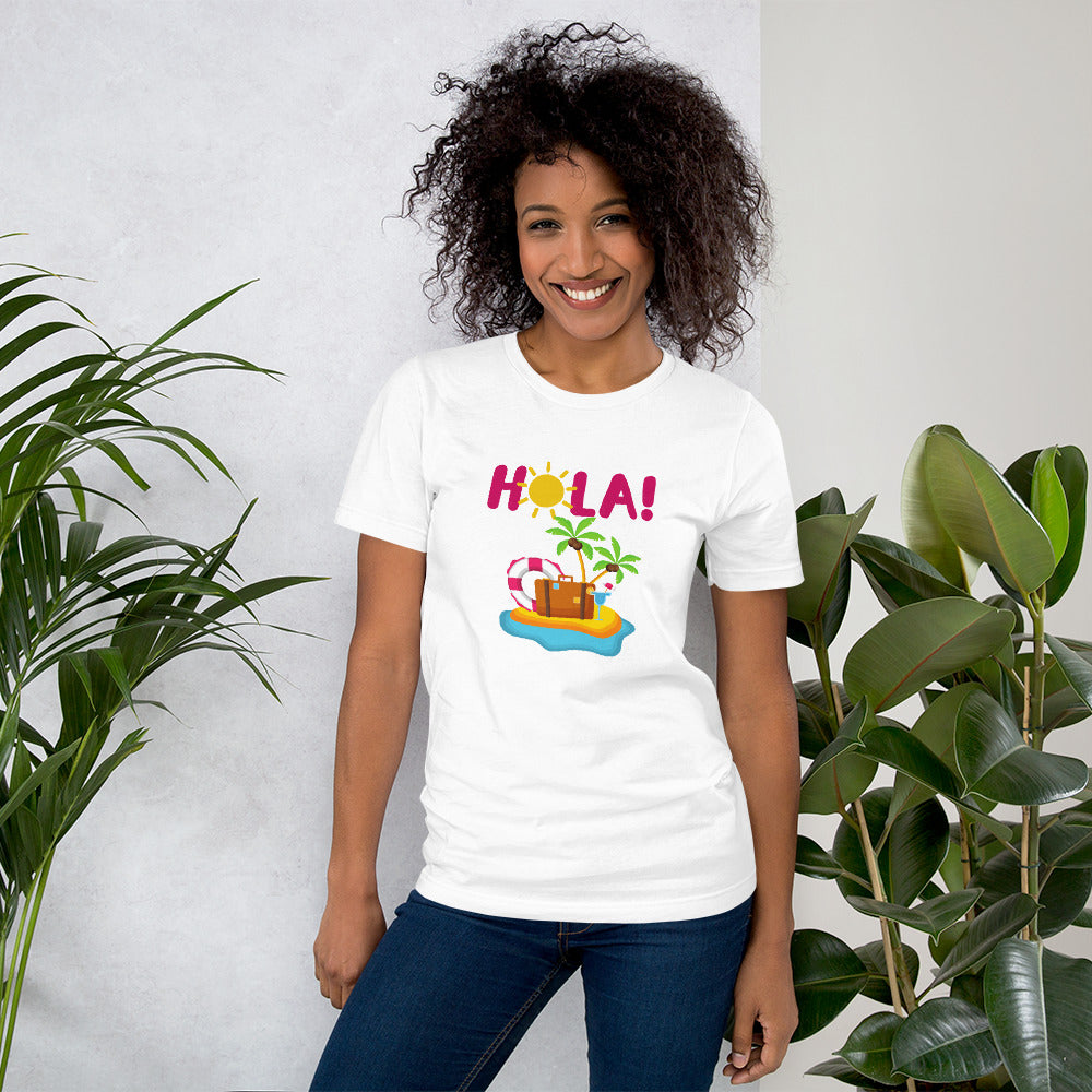 HOLA VERANO Summer T-Shirt, Beach Vacay Shirt, Summertime Shirt, Beach Trip Tee, Vacation Shirt, Beach Shirt, Unisex t-shirt