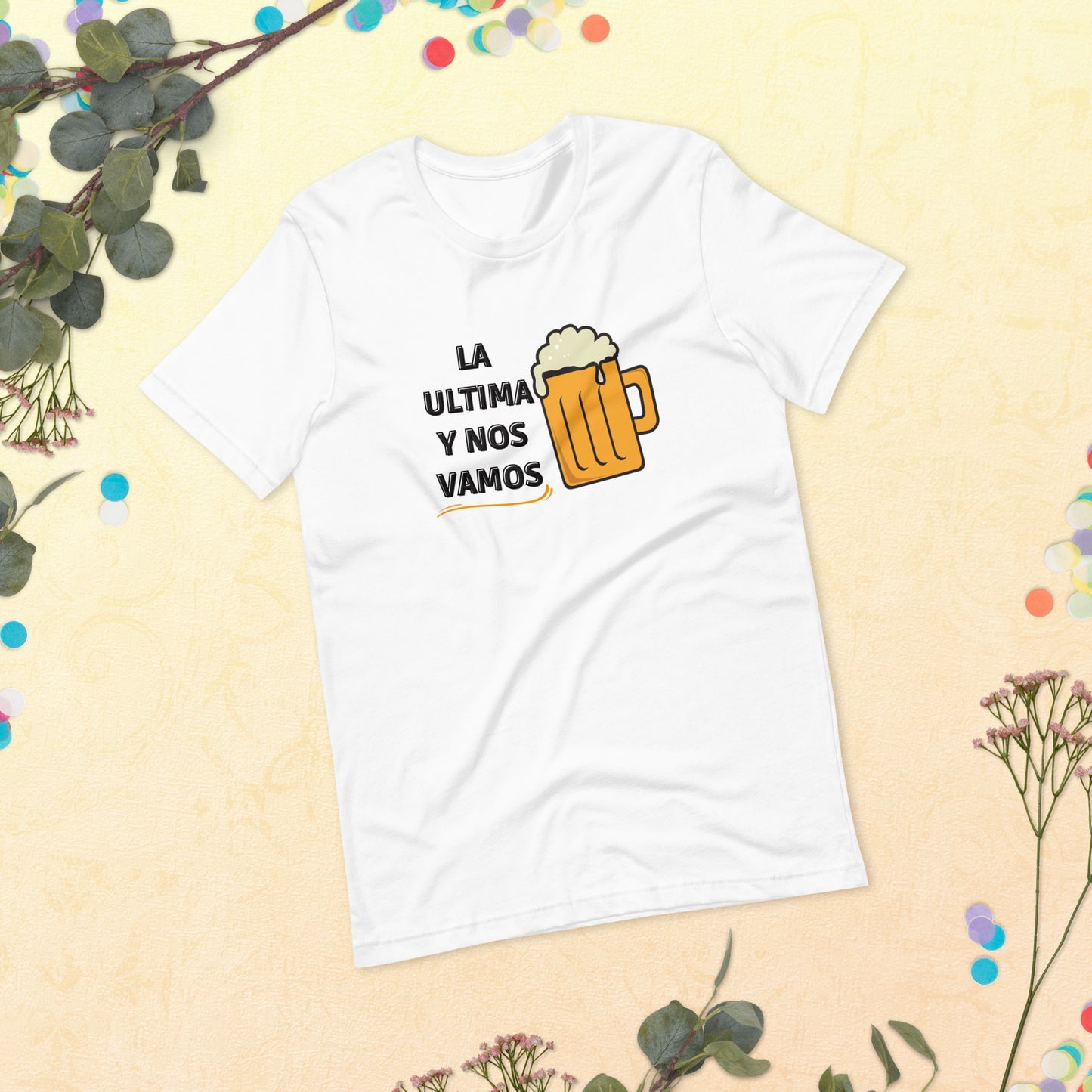 La ultima y nos Vamos, Beer shirt, Venezuela shirt, I Love shirt, Unisex t-shirt