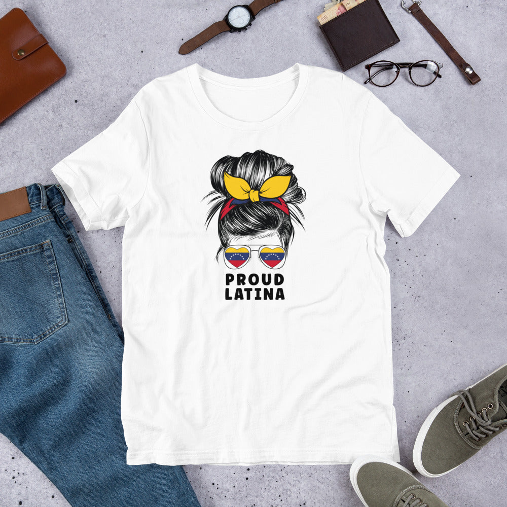 Proud Latina, Venezuela Latina, , Venezuelan Latina girl, Trending Latin / Unisex t-shirt