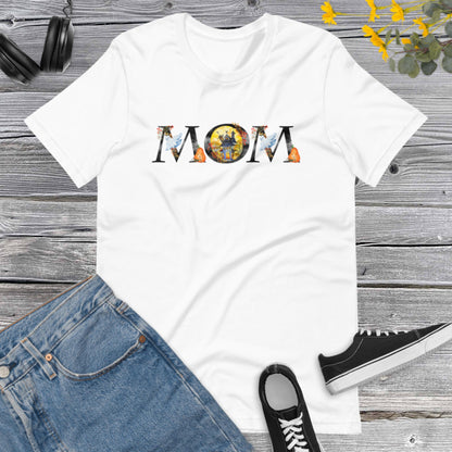 Halloween MOM, Happy Halloween Spooky Ghost, Halloween Mama, Letter Mom Watercolor, Pumpkins, Halloween Costume Unisex t-shirt