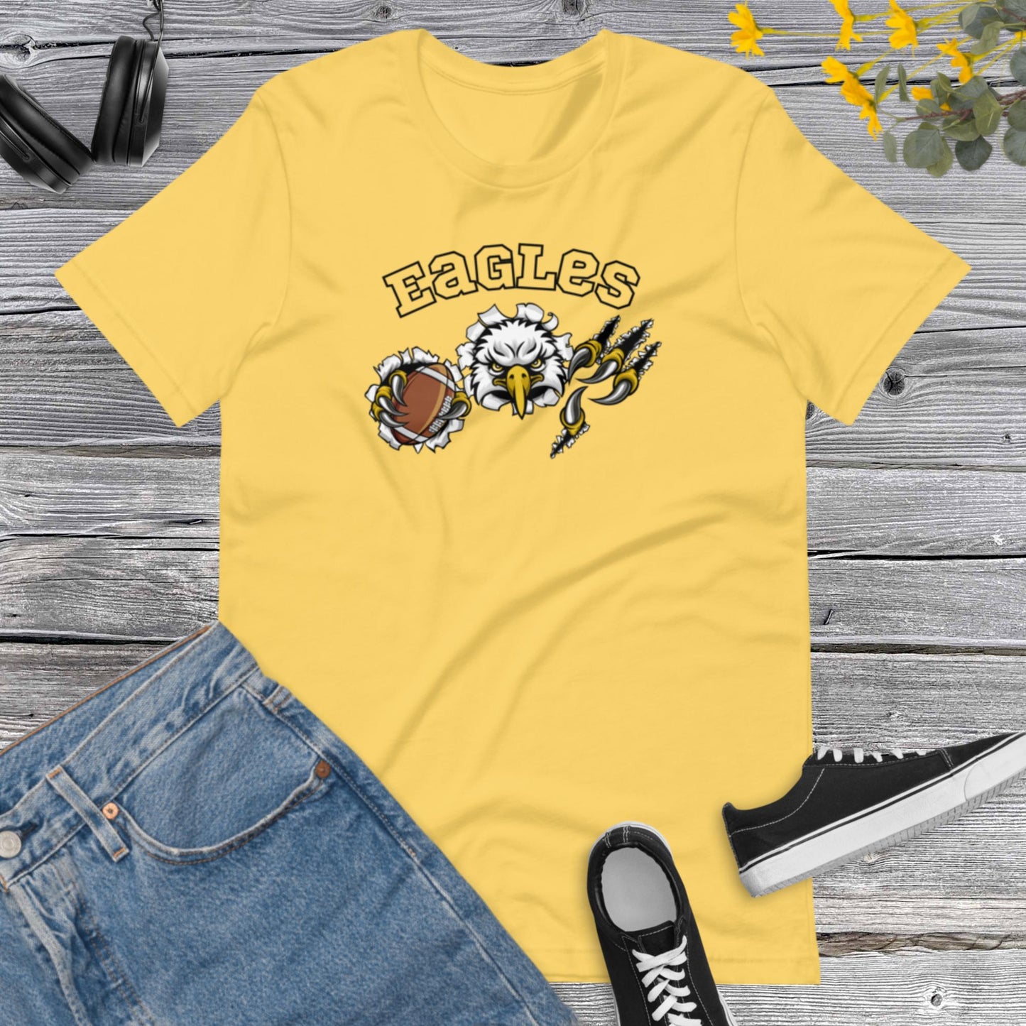 Eagles Football, Mascot Ball, Eagles Football Lover t-shirt, Football Season Unisex t-shirt