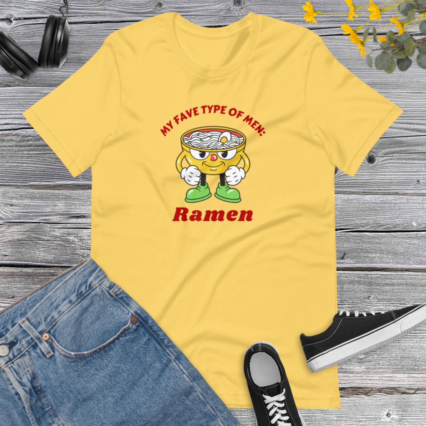 My fave type of Men Ramen, Ramen Shirt. Favorite Type Shirt. Ramen Soup Shirt. Foodie Shirt. Ramen Noodle Tee Women Unisex t-shirt