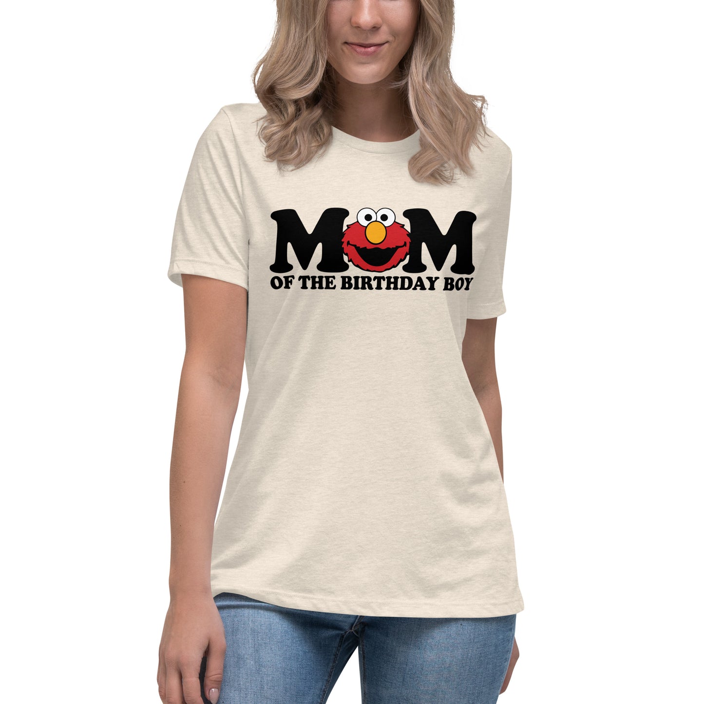 ELMO BIRTHDAY MOM / Women's Relaxed T-Shirt