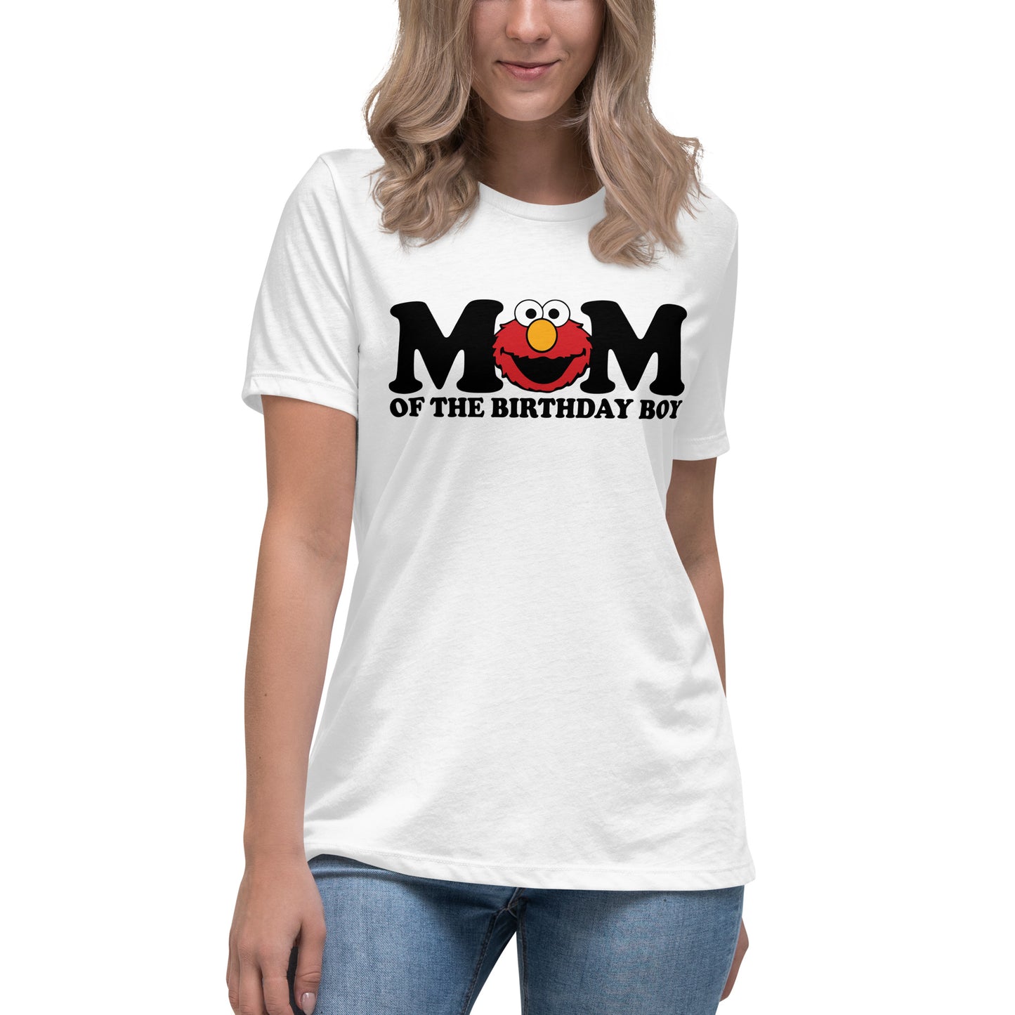 ELMO BIRTHDAY MOM / Women's Relaxed T-Shirt