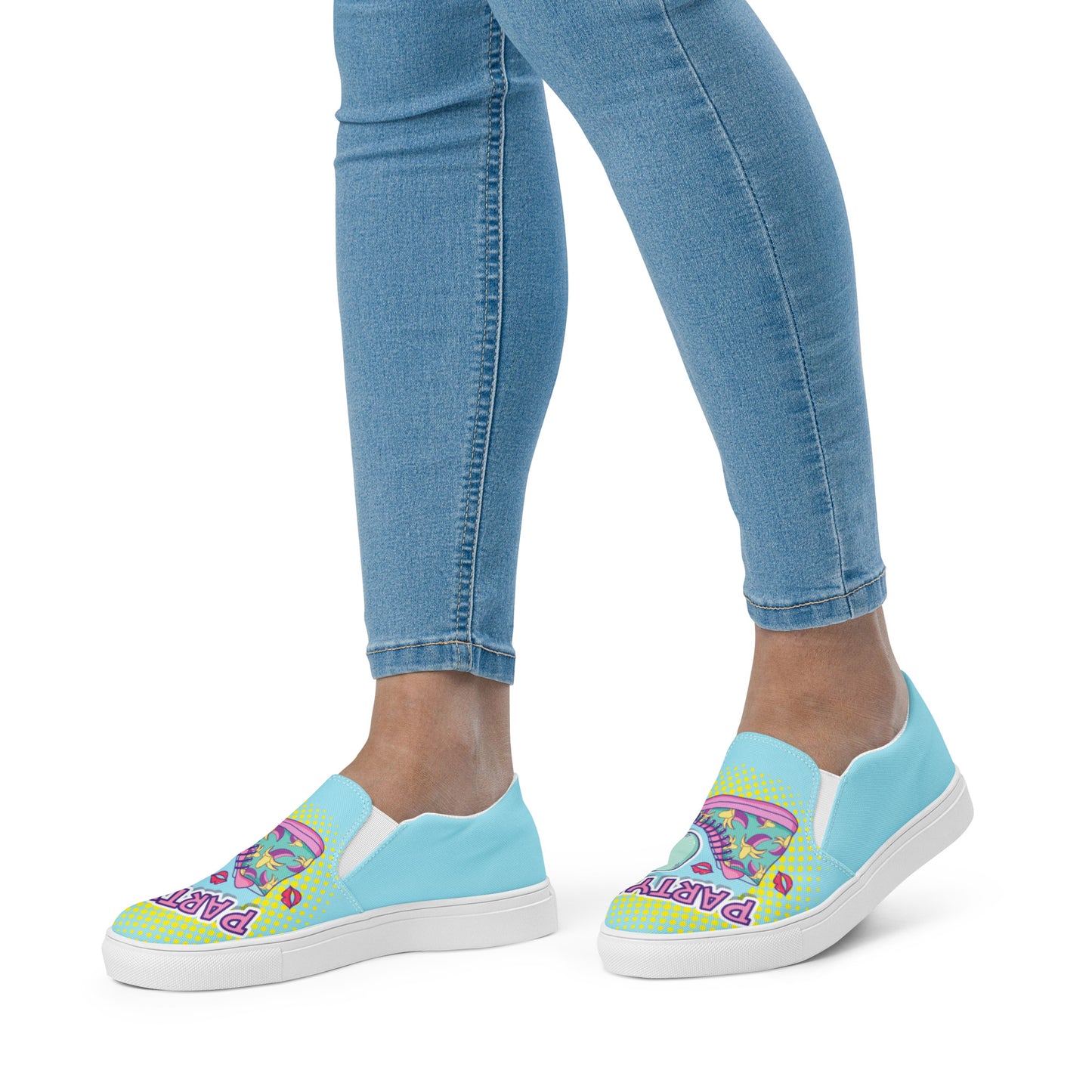 PARTY POP ART / Women’s slip-on canvas shoes