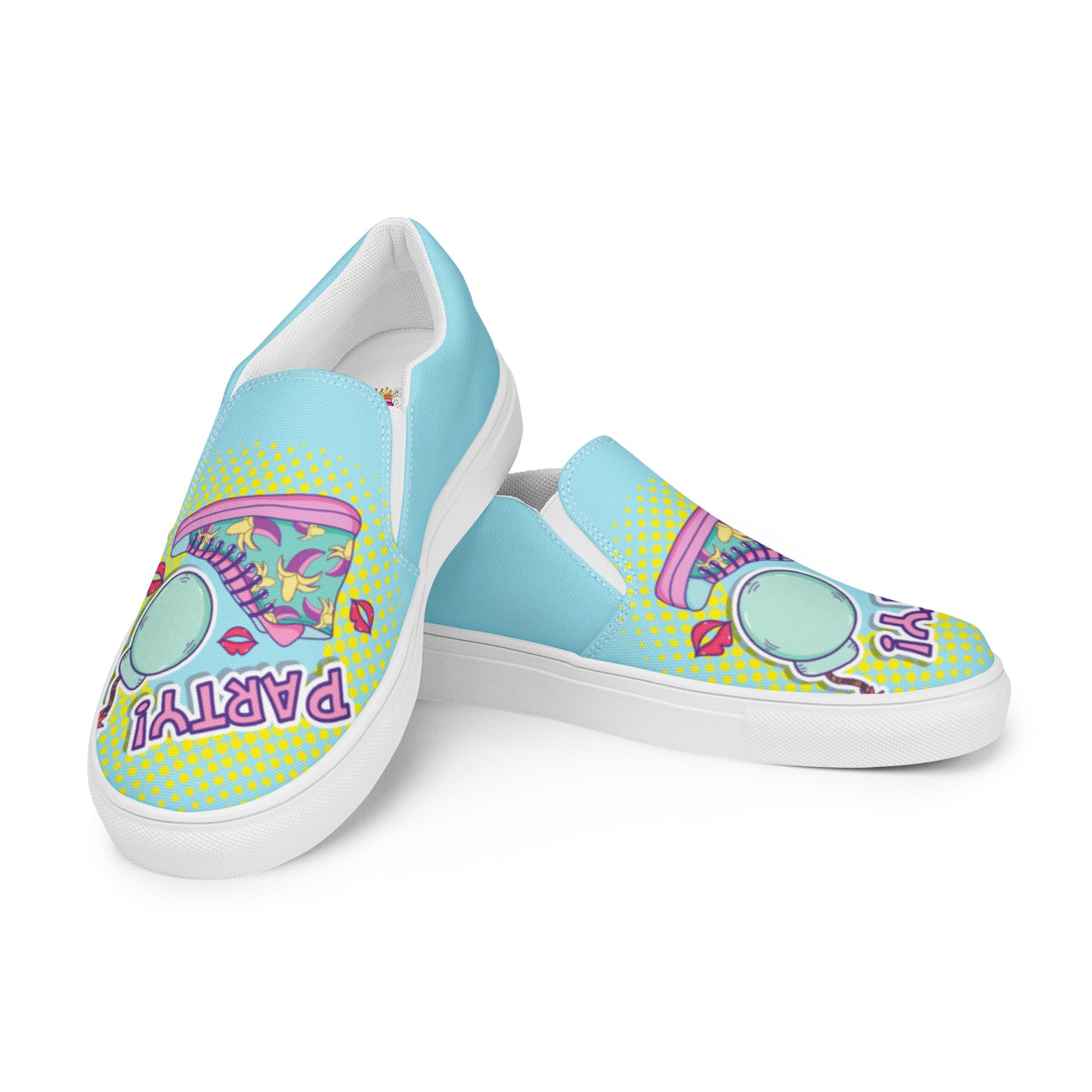 PARTY POP ART / Women’s slip-on canvas shoes